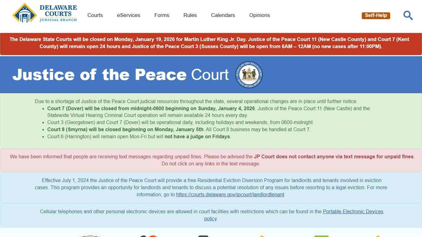 Justice of the Peace Court - Delaware Courts - State of Delaware