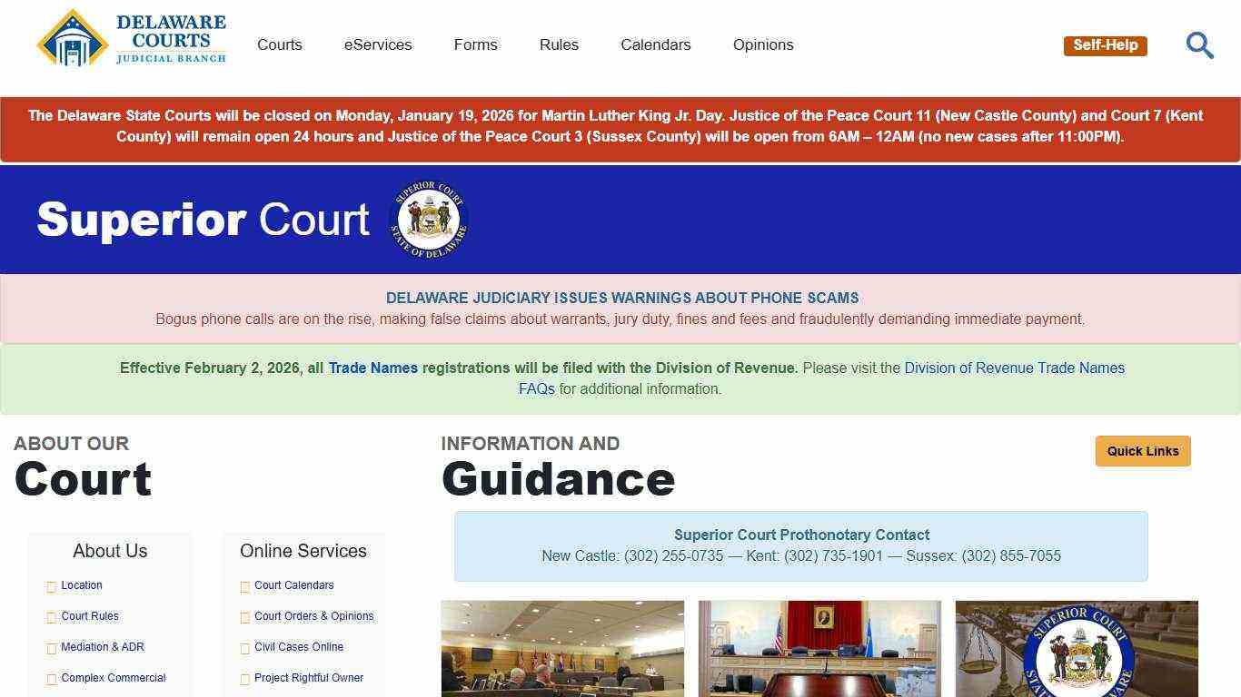 Superior Court - Delaware Courts - State of Delaware